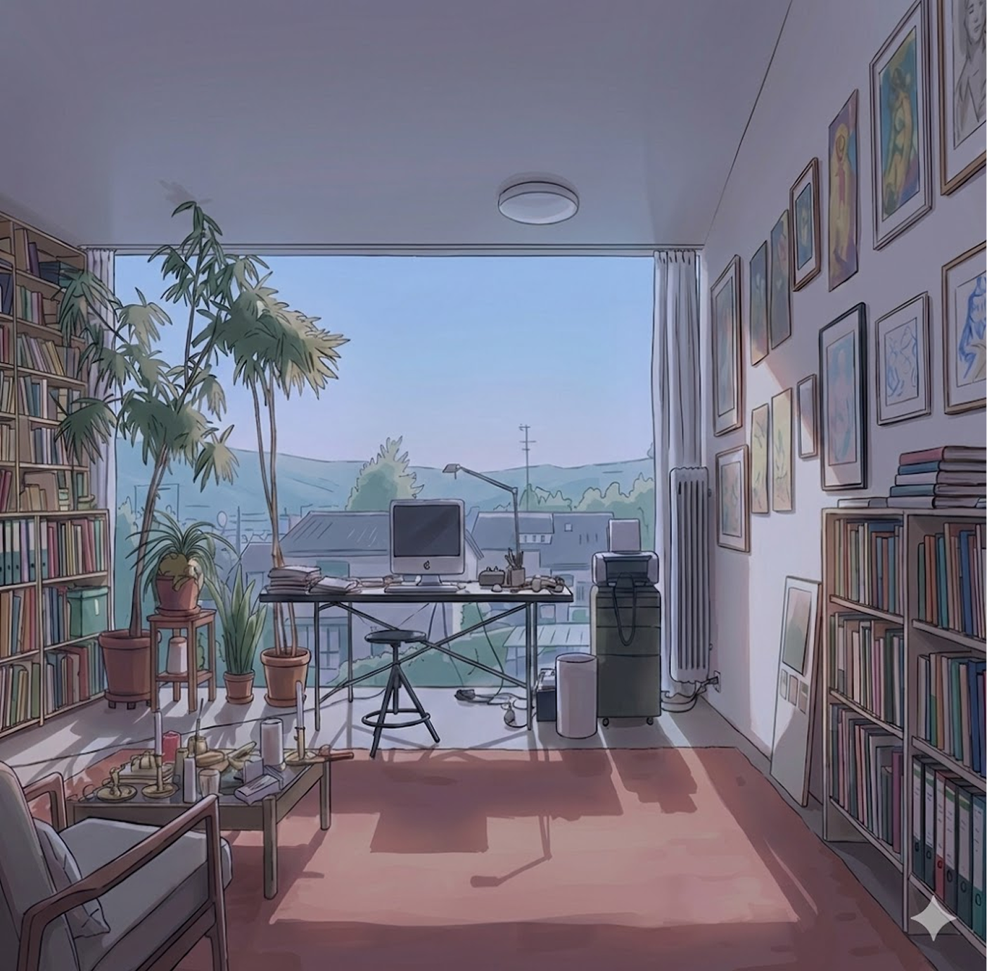 애니고웹툰고 배경